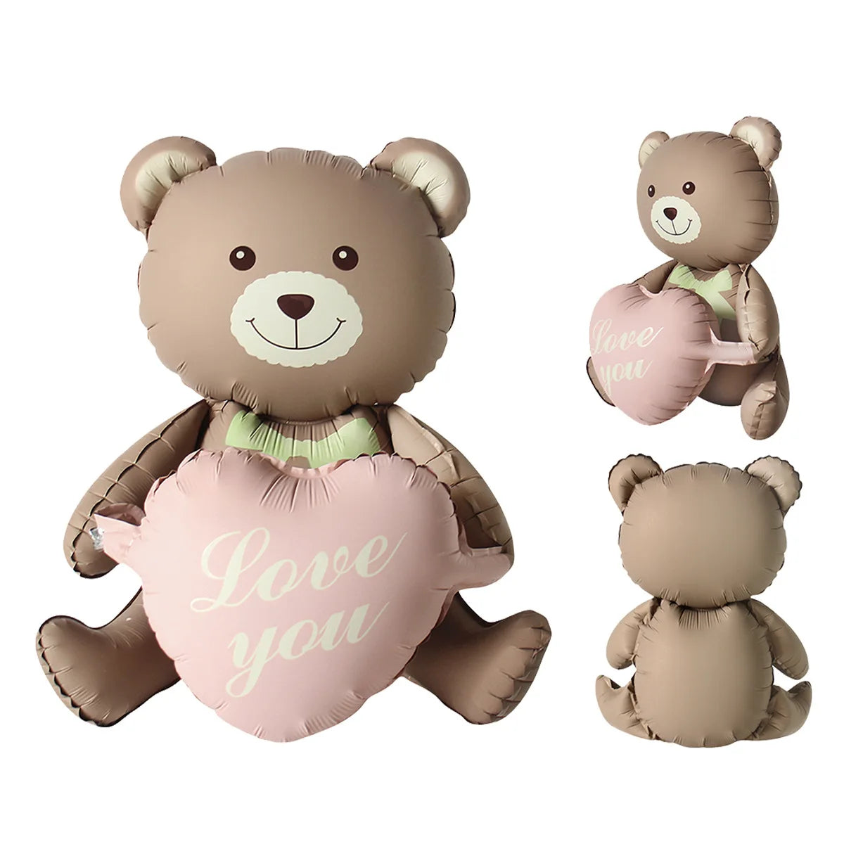 Matte Balloon Aluminum Film Balloon Cartoon Teddy Bear Rainbow Bow Dinosaur Car Birthday Decoration Arrangement