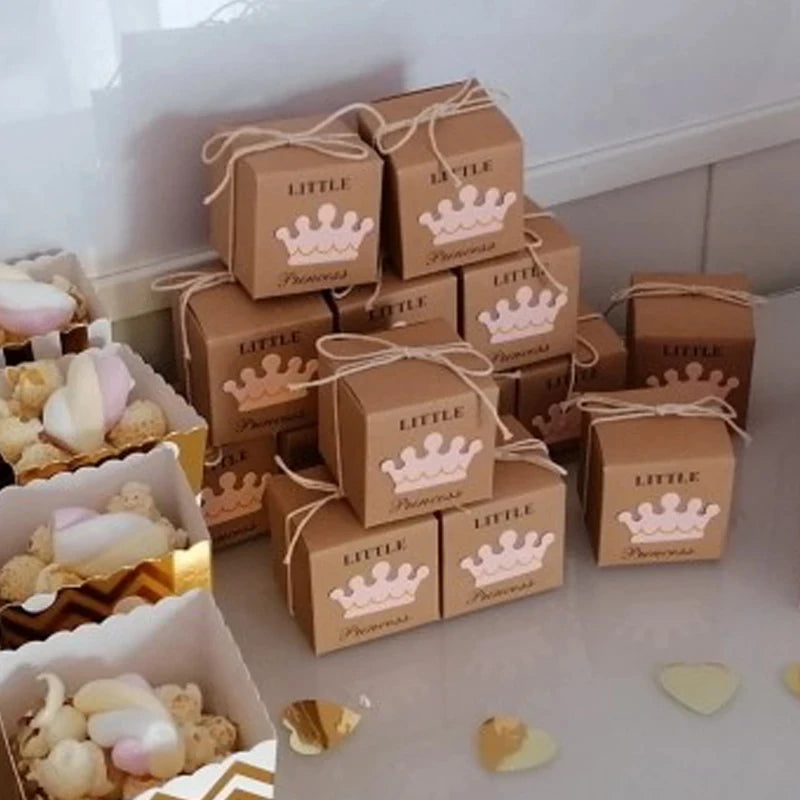 Kraft Papieren Snoepdoosjes