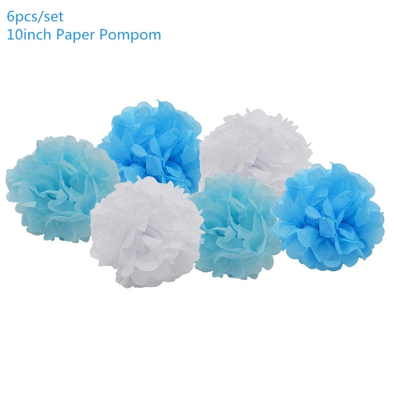 Blauw en Roze Feestdecoratie