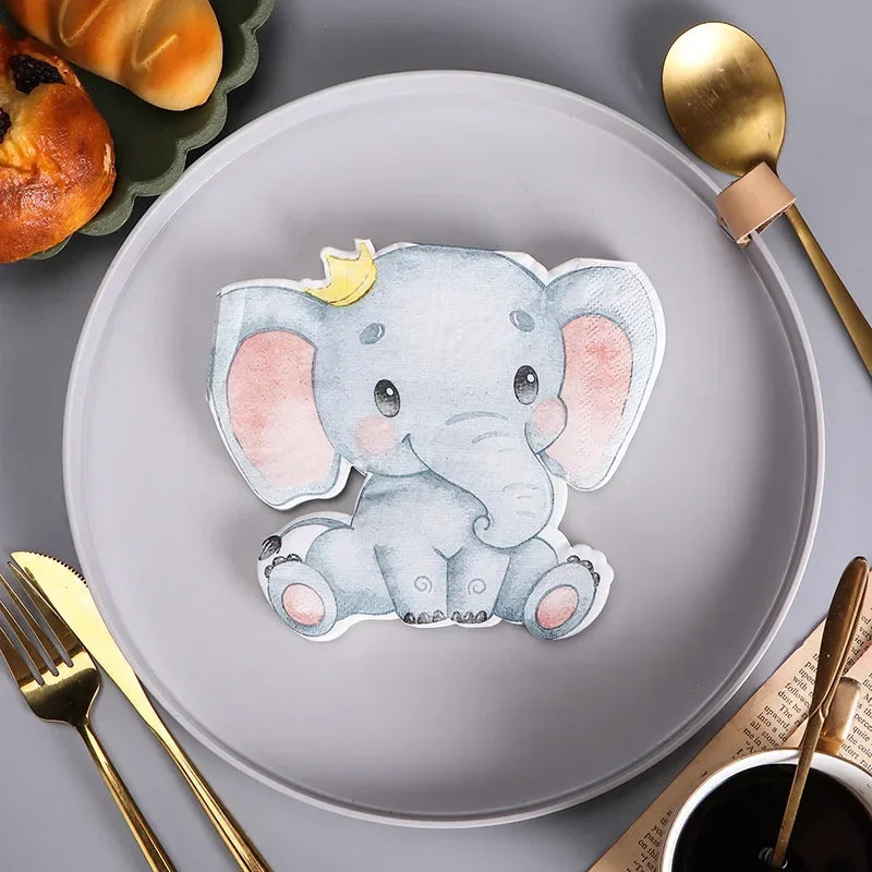 Papieren Olifant Servetten