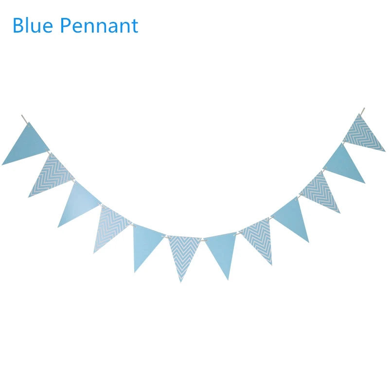 Blauw en Roze Feestdecoratie