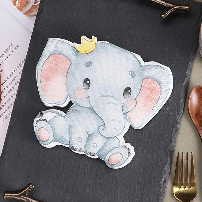 Papieren Olifant Servetten