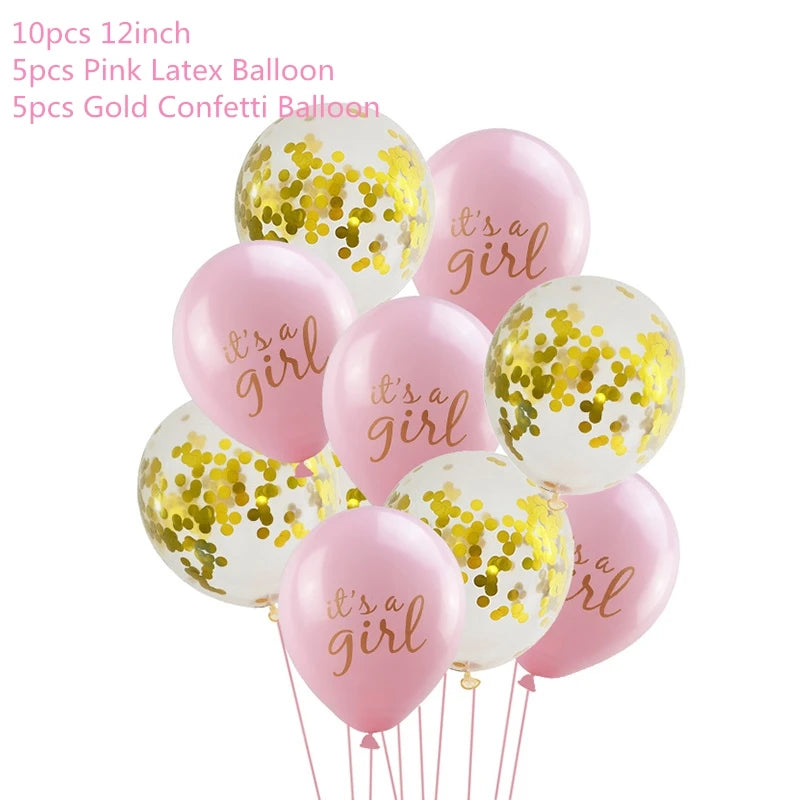 Blauw en Roze Feestdecoratie