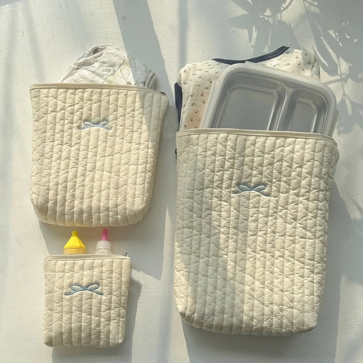 3-delige Katoenen Luiertas Set
