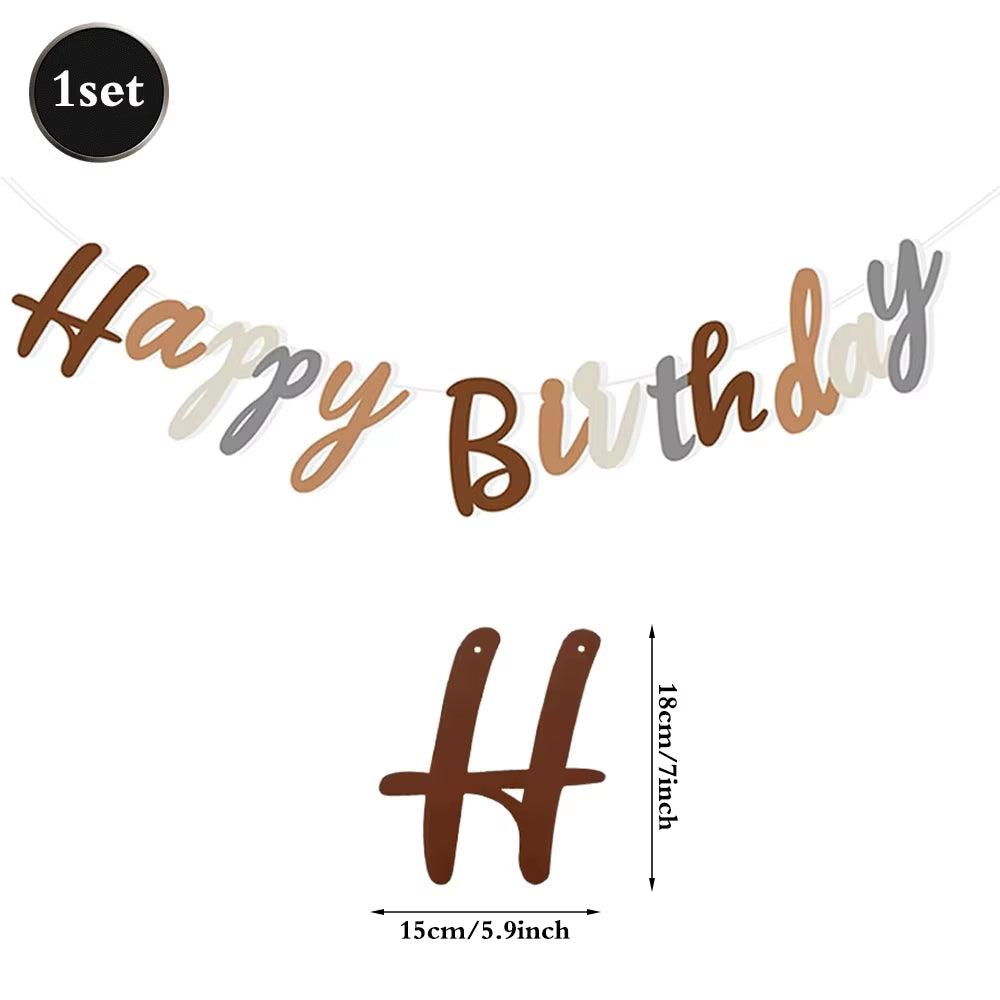 Bear Theme Disposable Tableware Cartoon Brown Bear Banner Plate Napkin Cup Tablecloth Teddy Bear Theme Birthday Party Baby Party