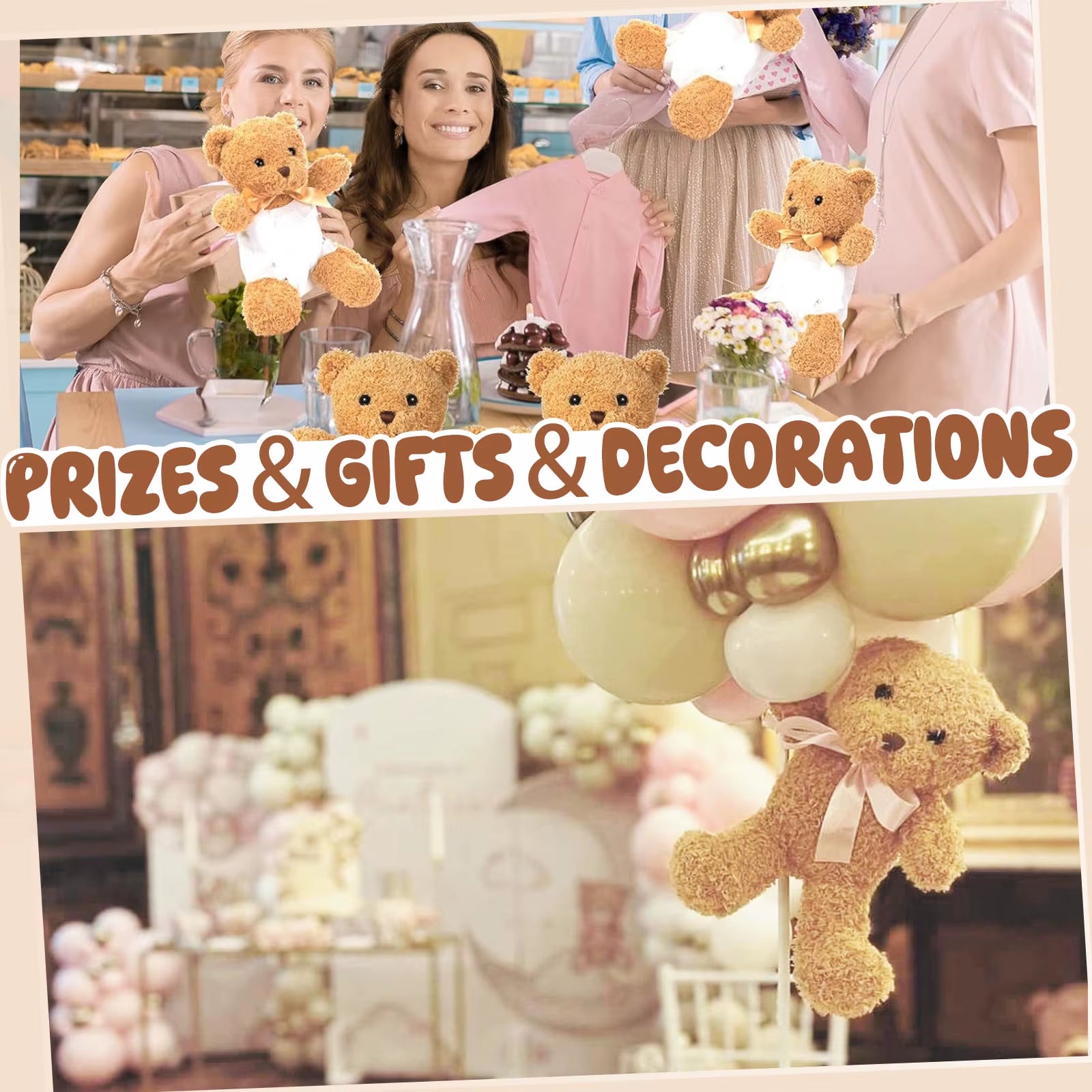4/6/8/12 Sets Baby Shower Games Prizes Gifts Baby Doll Diapers Bear Blindfolded Diaper Changing Gender Reveal Baby Shower Favors