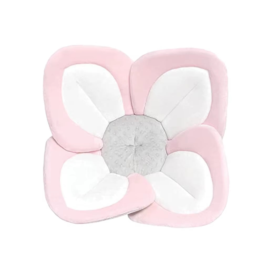 Blooming Bath Lotus Baby Bath Seat for Babys Bathing Comfort Not Easily Deformed Baby Sink Bathtub Mat Cushion Safe Flower Seat