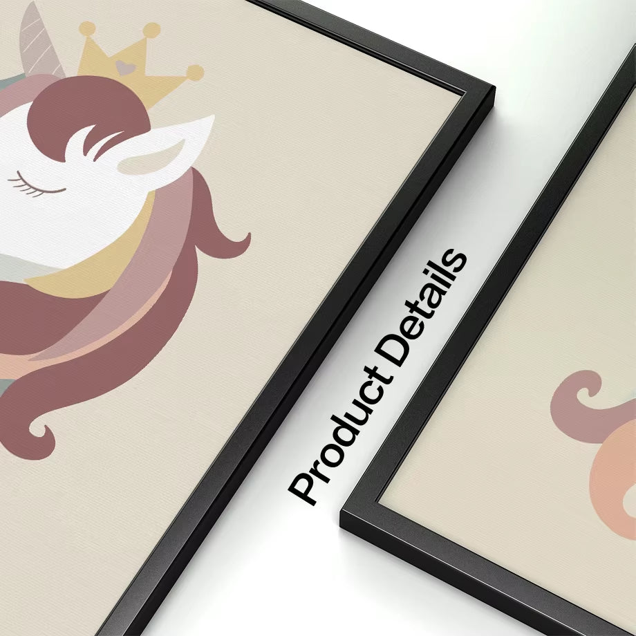 Sun Rainbow Butterfly Unicorn Flower Wall Art Canvas Painting Nordic Posters and Prints College Apartment Kids Girl'S Room Decor