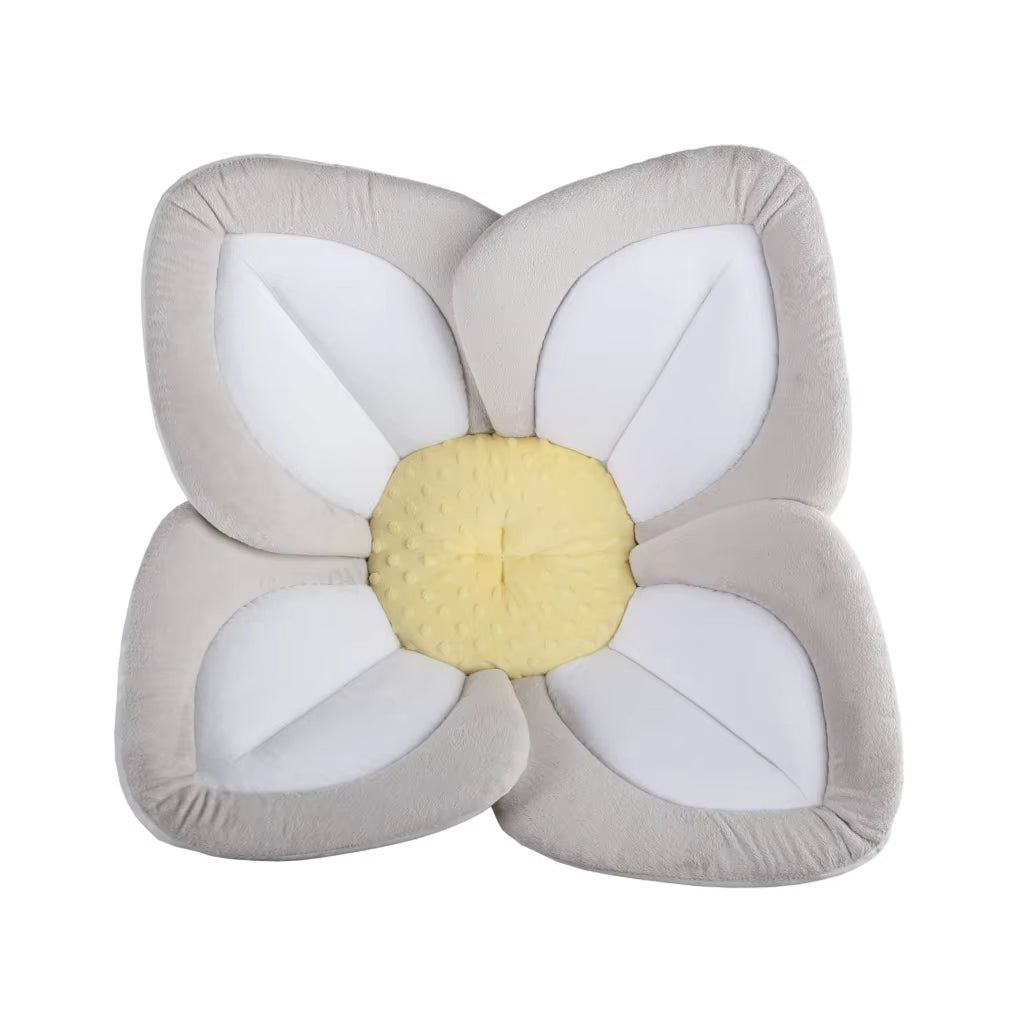 Blooming Bath Lotus Baby Bath Seat for Babys Bathing Comfort Not Easily Deformed Baby Sink Bathtub Mat Cushion Safe Flower Seat
