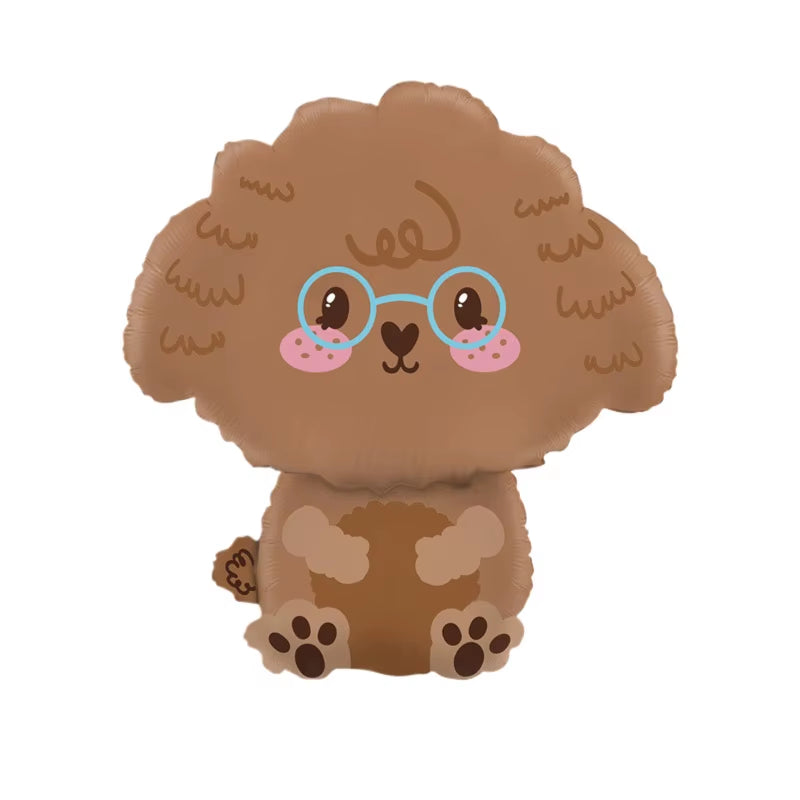 Matte Balloon Aluminum Film Balloon Cartoon Teddy Bear Rainbow Bow Dinosaur Car Birthday Decoration Arrangement