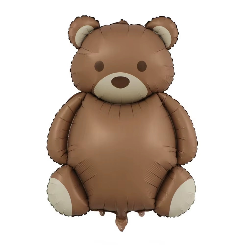 Matte Balloon Aluminum Film Balloon Cartoon Teddy Bear Rainbow Bow Dinosaur Car Birthday Decoration Arrangement