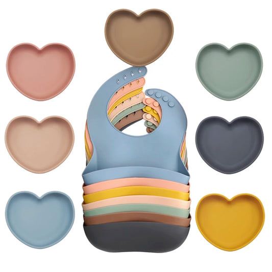 Siliconen 3-delige Baby Eetset