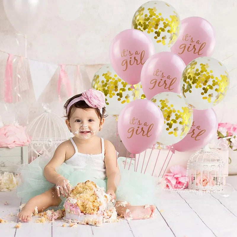 Blauw en Roze Feestdecoratie