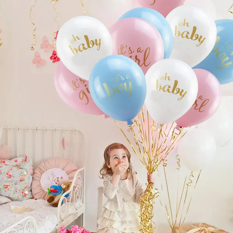 Blauw en Roze Feestdecoratie