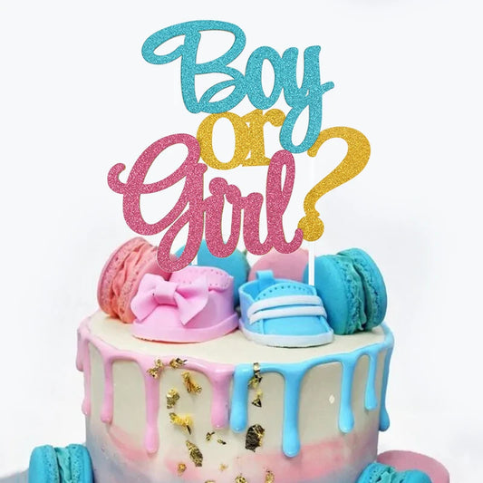Boy or Girl Taarttopper