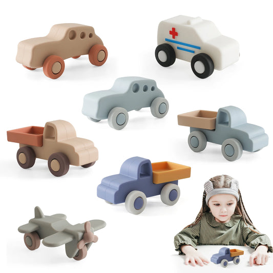 Baby Siliconen Autootjes