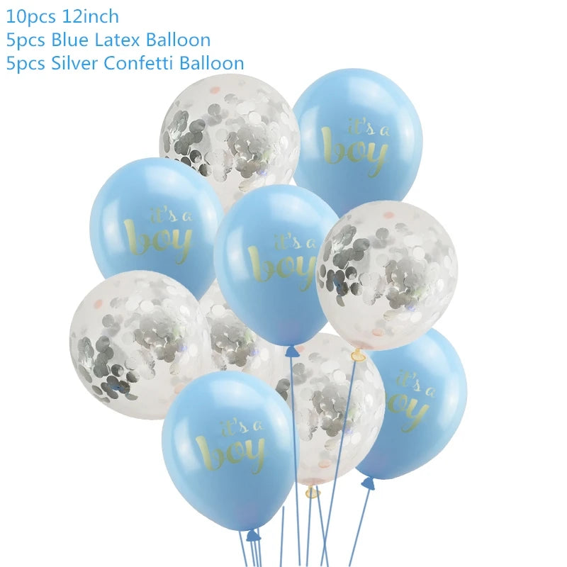 Blauw en Roze Feestdecoratie
