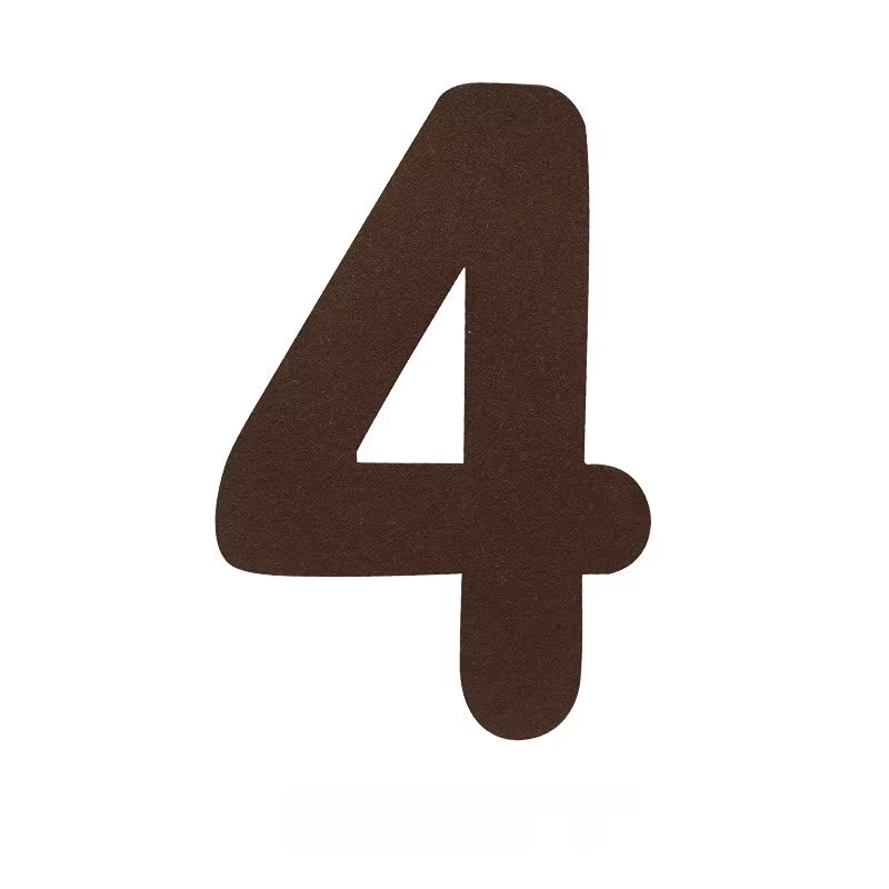 Children'S Retro Brown Felt Cloth Birthday Flag Pulling Baby'S One Year Old Hundred Days Background Decoration Photography Props